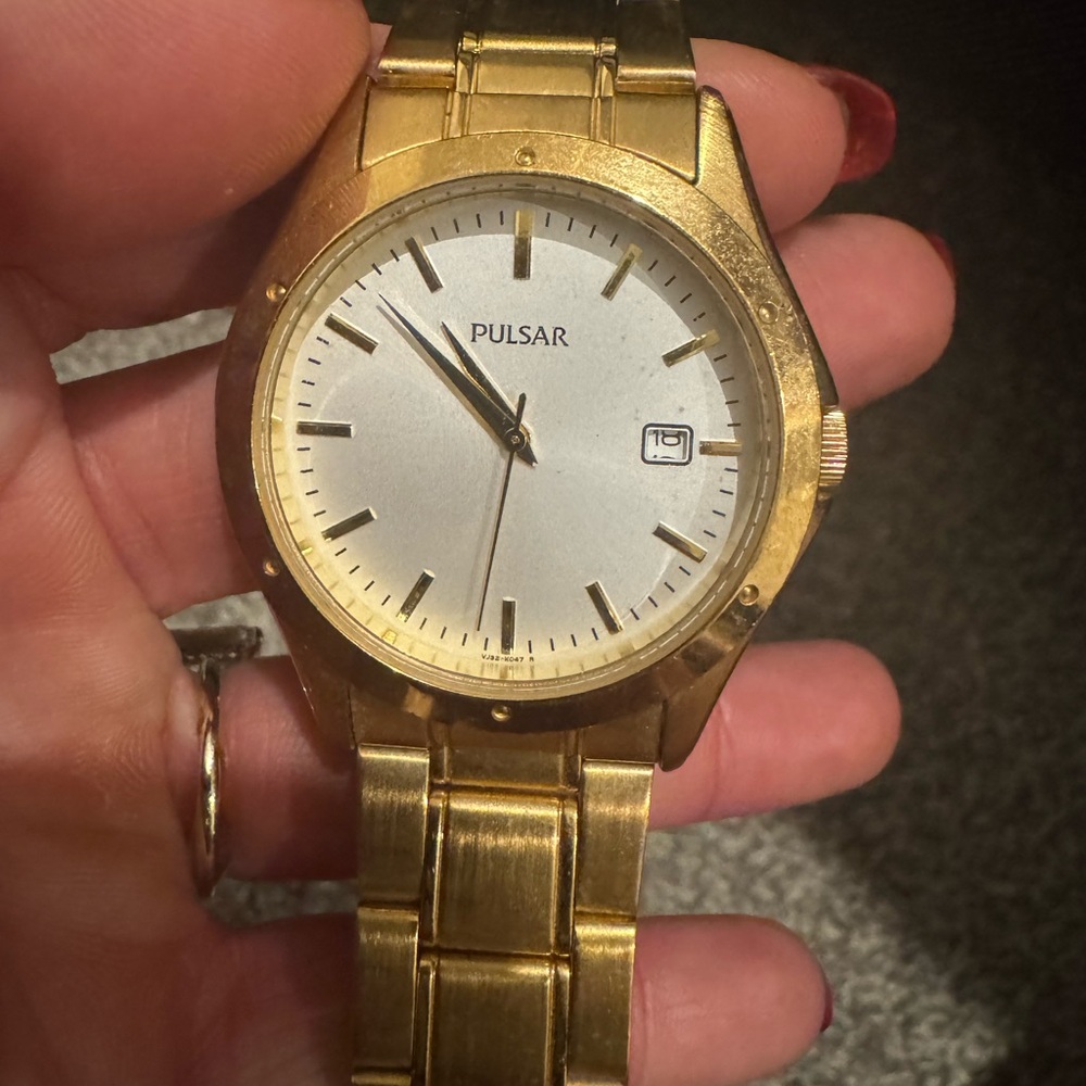 Pulsar Men's Gold and Silver Watch